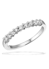 Goldmaid Damen Diamantring, 16,5, Weißgold 585, silber, Weißgold 585, Fingerringe