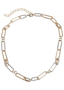Urban Classics Damen Edelstahlkette "Urban Classics Unisex Color Mix Necklace", one size, Baumwolle, gold, Baumwolle, Halsketten
