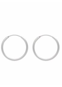 Adelia´s ADELIA ́S Damen Paar Creolen "925 Silber Ohrringe Creolen Ø 32 mm", Damen, Silber 925 (Sterlingsilber), silber, Silber 925 (Sterlingsilber), Ohrringe,