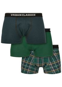 Urban Classics Herren Boxershorts "Urban Classics Männer Boxer Shorts 3-Pack", Gr. S, bunt, 95% Baumwolle, 5% Polyester, Unterhosen