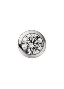 Firetti Damen Single-Ohrstecker "Schmuck Geschenk Gold 585 Ohrschmuck einzeln Solitär", 0,25 ct P2 = erkennbare Einschlüsse, Gelbgold 585-Diamanten,