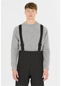 SOS Herren Skihose "Hoverla", schwarz, sportlich, Gr. XXL, unifarben, 77% Polyamid, 23% Elasthan, Hosen, mit smarten Hosenträgern und schützenden