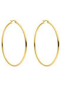 PURELEI Damen Paar Creolen "Schmuck Geschenk Hoops Ohrringe, 22151-Earring-Hoop", Edelstahl, gold, Edelstahl, Ohrringe