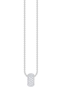 Thomas Sabo Damen Kette mit Anhänger "Schmuck Silber 925 Halskette mit Anhänger in Ringform, KE2278-051", 45, Silber 925 (Sterlingsilber), L: 45cm B: