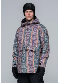 BULA Herren Skijacke, lila, Gr. M, unifarben, 100% Polyester, Jacken, mit wasserdichter Funktion