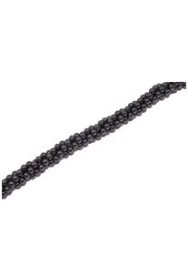 Firetti Damen Collier "Schmuck Geschenk Halsschmuck Halskette Edelstein Farbstein Hämatit", Messing, L: 50cm B: 9mm, silber, Messing, B:9mm,