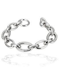 Goldmaid Damen Armband "925 Sterling Silber Glänzend Zirkonia weiß", 21cm, Silber 925 (Sterlingsilber), weiß, Silber 925 (Sterlingsilber), Armbänder