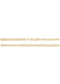 Firetti Damen Goldkette "Schmuck Geschenk Gold 375 Halsschmuck Halskette Goldkette Fantasie", Gelbgold 375, L: 45cm B: 7mm, gold, Gelbgold 375,