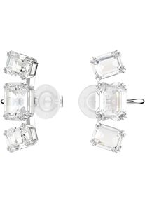 Swarovski Damen Paar Ohrclips "Schmuck Geschenk Millenia Ohrclips, 5701274", Metall, silber, Metall, Ohrringe, mit Swarovski Kristall