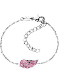Herzengel Mädchen Armband "Glitzerflügel, HEB-GLITTERWING", Silber 925 (Sterlingsilber), bunt, Silber 925 (Sterlingsilber), Armbänder, Made in Germany
