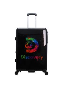 DISCOVERY Koffer "STENCIL", schwarz, Koffer, mit vollständig gefüttertem Innenraum