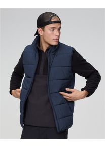 BULA Herren Steppweste, blau, sportlich, Gr. XL, 100% Polyester, Westen, mit Kunstdaunen-Füllung