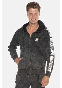 Cipo & Baxx CIPO & BAXX Herren Trainingsanzug "Homewear", schwarz, casual, Gr. XL, unifarben, 70% Baumwolle;30% Polyester, Sportanzüge, mit praktischen