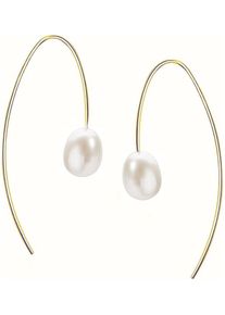 Firetti Damen Paar Ohrhaken "Schmuck Geschenk Gold 333 Ohrschmuck Ohrringe Perlen", Gelbgold 333-Perlen, gold, Gelbgold 333, Perlen, Ohrringe, Made