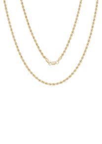 Firetti Damen Goldkette "Schmuck Geschenk Gold 375 Halsschmuck Halskette Goldkette Kordelkette", 50, Gelbgold 375, B: 3mm, gold, Gelbgold 375, B:3mm,