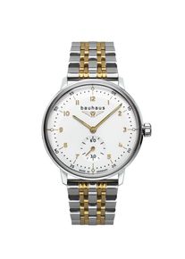 BAUHAUS Damen Quarzuhr, gold, Armbanduhren, Armbanduhr, Damenuhr, Leuchtzeiger, Edelstahlarmband, Made in Germany