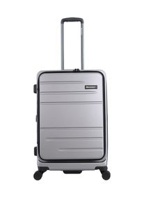 DISCOVERY Koffer "Patrol", silber, Polyester, unifarben, klassisch, Koffer, mit ausziehbarem Teleskopgriff