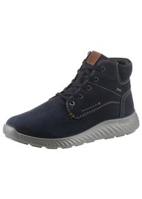 Jomos Herren Schnürboots "Menorca", Gr. 39, blau, Nubukleder, Veloursleder, casual, Schuhe, Winterboots, Outdoorboots, Stiefelette mit TEX-Ausstattung