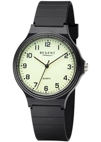 Regent Uhren REGENT Damen Quarzuhr, schwarz, Armbanduhren, Armbanduhr, Herrenuhr, Damenuhr, analog