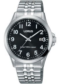 Lorus Damen Quarzuhr, silber, Armbanduhren, Armbanduhr, Herrenuhr, Damenuhr, Datum, Edelstahlarmband