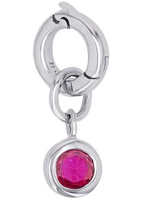 Amor Damen Charm-Einhänger "Geburtsstein, 2038533,-534,-536,-537, 2038540,-541,-542,-543", Juli, bunt, Silber 925 (Sterlingsilber), Charms, mit