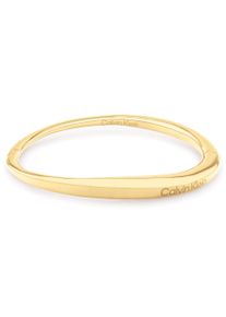 Calvin Klein Damen Armreif "Schmuck Edelstahl Armschmuck ELONGATED DROPS", Edelstahl, gold, Edelstahl, Armbänder