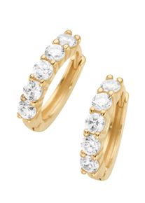 Lady Damen Paar Creolen, Diamanten ct, Diamanten, gold, Diamanten, Ohrringe