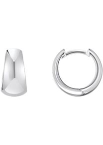 Thomas Sabo Damen Paar Creolen "Schmuck Silber 925 Ohrringe Trapezform, CR740-001, CR740-413", Silber 925 (Sterlingsilber), silber, Silber 925