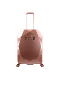 ELLE Koffer "Diamond", rosa, Koffer, mit integriertem TSA-Schloss