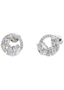 Smart Jewel Damen Paar Ohrstecker "mit Zirkonia, Silber 925", Silber 925 (Sterlingsilber), silber, Silber 925 (Sterlingsilber), Ohrringe