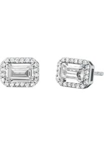 Michael Kors Damen Paar Ohrstecker "Schmuck Geschenk Silber 925 Ohrringe Halo Stud, MKC1724CZ040", Silber 925 (Sterlingsilber), silber, Silber 925