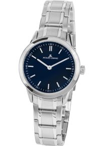 Jacques Lemans Damen Quarzuhr "Sydney, 1-2097C", silber, Armbanduhren, Armbanduhr, Damenuhr, gehärtetes Crystexglas, Edelstahlarmband