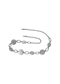 Steuer Damen Collierkettchen "Brillenkette", 90cm, Metall, L: 90cm B: 35.0mm, silber, Metall, B:35.0mm, Halsketten