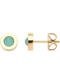Leonardo Damen Paar Ohrstecker "Isa Sommer Special, 022873, 022875, 022877, 023398", Edelstahl, blau, Edelstahl, Ohrringe, mit Glasstein