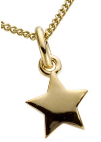 Firetti Damen Ketten-Anhänger "Schmuck Geschenk Gold 333 Halsschmuck Anhänger für Halskette Stern", Gelbgold 333, 0,2 g, gold, Gelbgold 333,