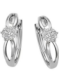 Firetti Damen Paar Creolen "Schmuck Geschenk Silber 925 Ohrschmuck Ohrringe Tropfen", Silber 925 (Sterlingsilber), silber, Silber 925