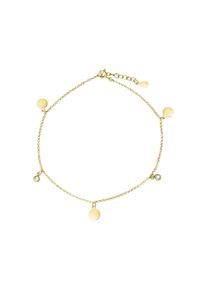 Vivance Damen Armband "925-Sterling Silber vergoldet", 17 + 2cm, Silber 925 (Sterlingsilber), gelb, Silber 925 (Sterlingsilber), Armbänder