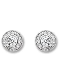 ONE ELEMENT Damen Paar Ohrhänger "Zirkonia Ohrringe Ohrstecker aus 925 Silber", Damen,mit Zirkonia, Silber 925 (Sterlingsilber), silber, Silber 925