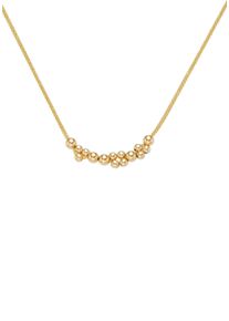 Firetti Damen Kette mit Anhänger "Schmuck Geschenk Gold 375 Halsschmuck Halskette Goldkette Ankerkette", Gelbgold 375, L: 45cm B: 5,6mm, gold,