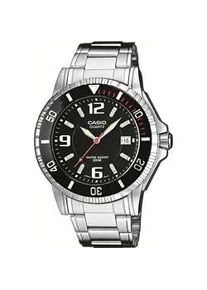 Quarzuhr Casio TIMELESS COLLECTION "MTD-1053D-1AVES" Armbanduhren silberfarben Herren Armbanduhr, Herrenuhr, Datum, bis 20 bar wasserdicht