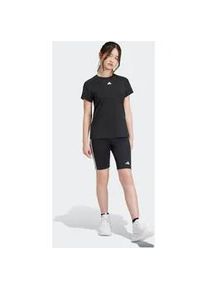 Jumpsuit Adidas SPORTSWEAR "JG TR-ES 3S TSE" Gr. 164, N-Gr, schwarz-weiß (black / white) Kinder Overalls