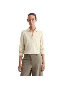 Marc O'Polo Blusenshirt MARC O'POLO "aus Modal-Organic-Cotton-Mix" Gr. M, beige Damen Shirts