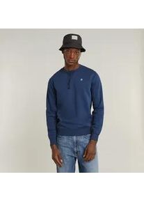 G-Star Raw Sweatshirt G-STAR "Premium Core Pacior Sweat" Gr. S, blau (dk sea blue) Herren Sweatshirts