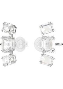 Paar Ohrclips Swarovski "Schmuck Geschenk Millenia Ohrclips, 5701274" Ohrringe Gr. Metall, silberfarben (metallfarben, kristallweiß, kristallweiß) Damen mit Swarovski Kristall