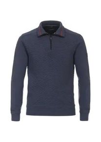 Sweatshirt Casamoda "Casamoda Sweattroyer uni" Gr. L, blau (grünblau) Herren Sweatshirts