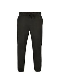 Stoffhose Urban Classics "Urban Classics Herren Straight Slit Trouser" Gr. M, US-Größen, schwarz Herren Hosen