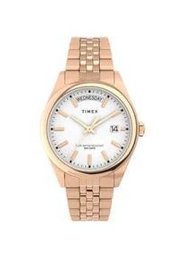 Quarzuhr Timex "LEGACY" Armbanduhren rosegold (roségoldfarben) Damen Armbanduhr, Herrenuhr, Damenuhr, unisex, Datum, Leuchtzeiger