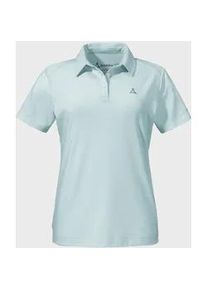 Schöffel Poloshirt SCHÖFFEL "Polo Shirt Ramseck L" Gr. 42, blau (8025 - blau) Damen Shirts