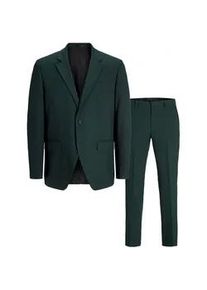 Jack & Jones Anzug JACK & JONES "JPRBUSHWICK MATHEW REGULAR SUIT" Gr. 54, N-Gr, grau (peat) Herren Anzüge