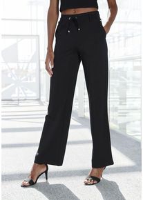 Lascana Homewearhose schwarz Gr. 40/42 für Damen. Nachhaltig.